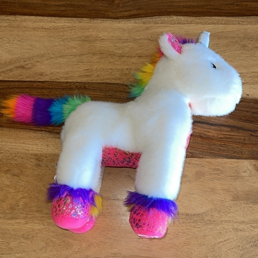 Build-A-Bear Workshop Plush Rainbow Unicorn - Picture 2 of 7